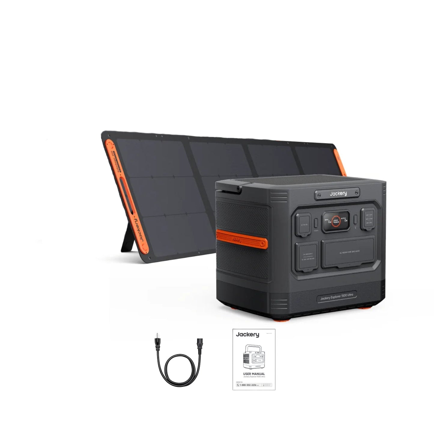 Jackery Explorer 1500 Ultra Portable Power Station | 1536Wh | 1800W | 800W Solar Input
