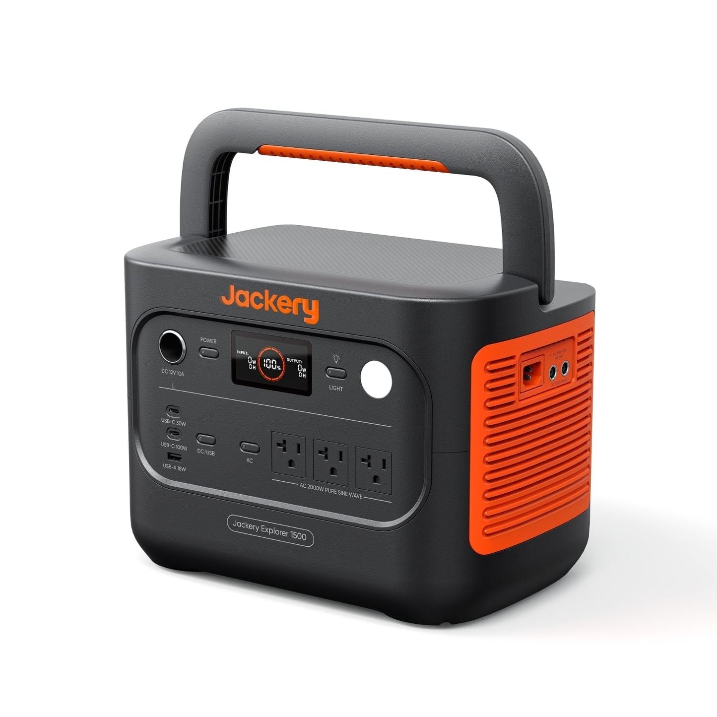 Jackery Explorer 1500 v2 Portable Power Station | 1536Wh | 2000W | 400W Solar Input