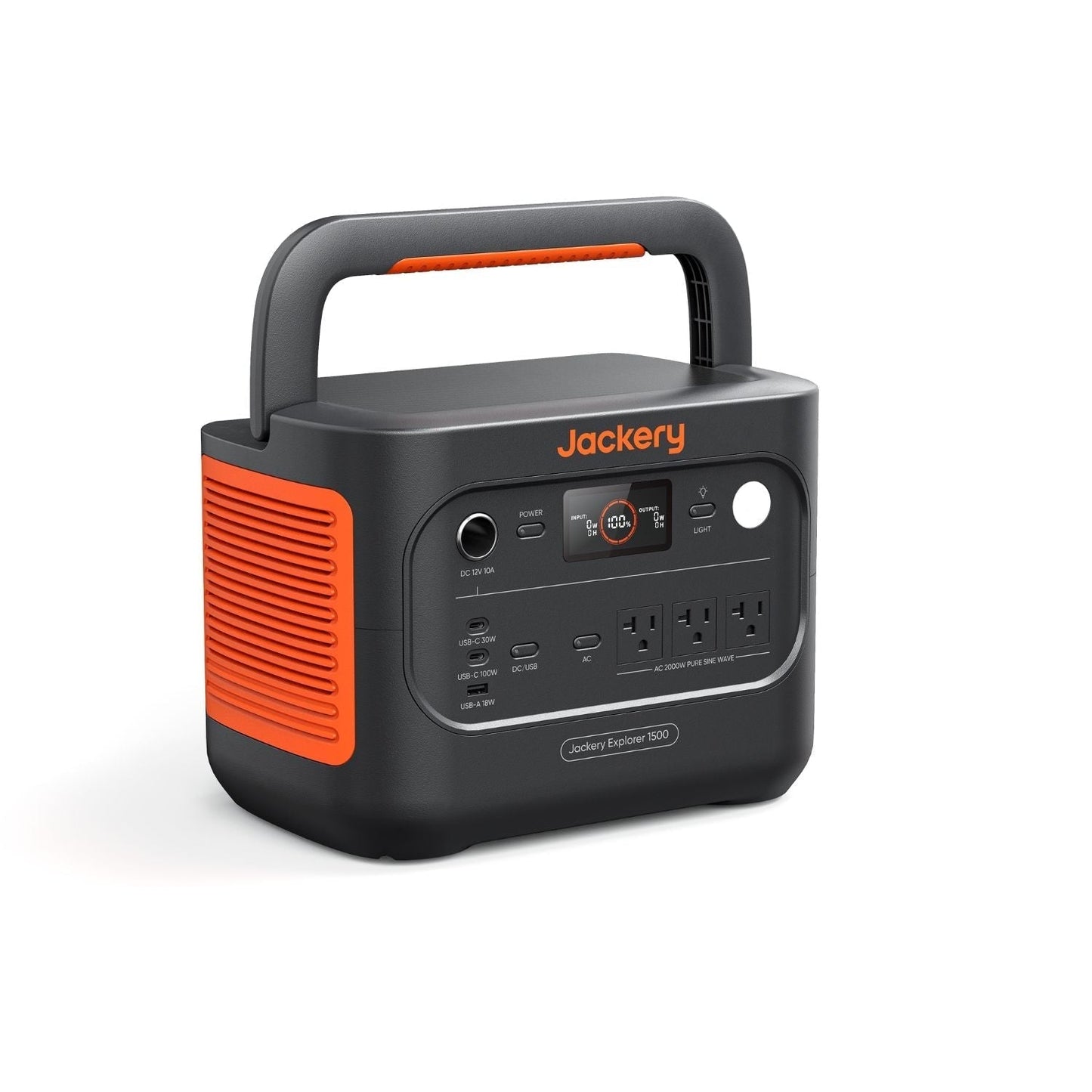 Jackery Explorer 1500 v2 Portable Power Station | 1536Wh | 2000W | 400W Solar Input
