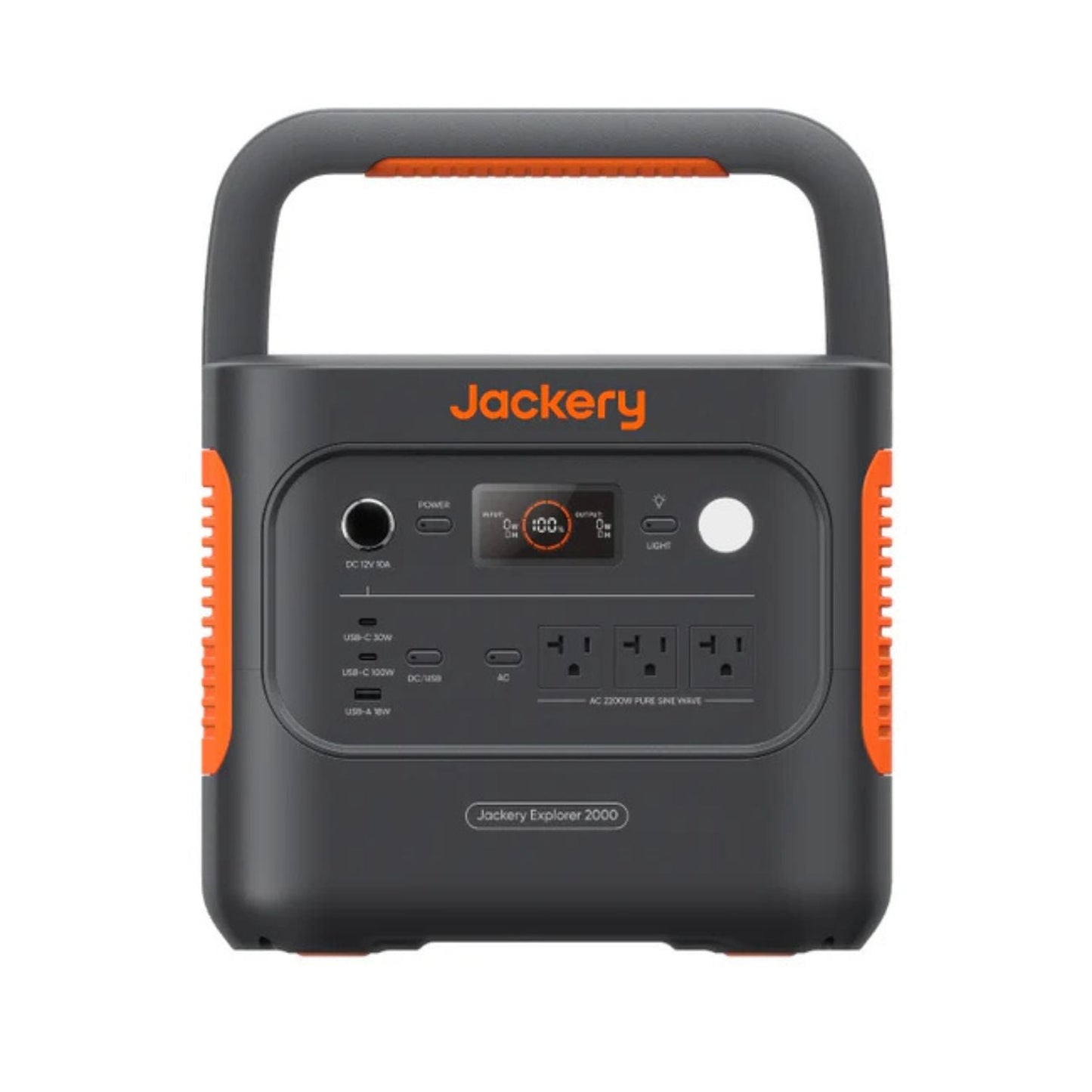 Jackery Explorer 2000 v2 Portable Power Station | 2042Wh | 2200W | 400W Solar Input