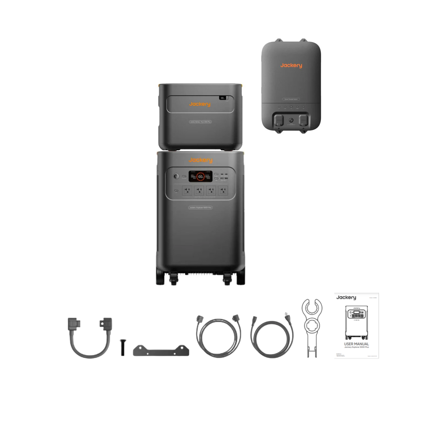 Jackery Explorer 5000 Plus Whole-Home Backup | 5040Wh | 7200W | 4000W Solar Input