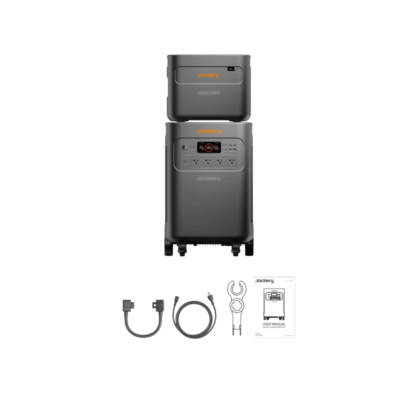 Jackery Explorer 5000 Plus Whole-Home Backup | 5040Wh | 7200W | 4000W Solar Input