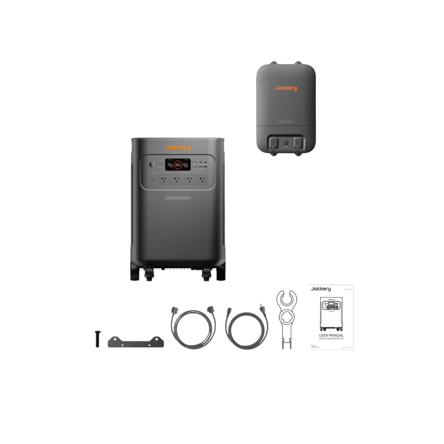 Jackery Explorer 5000 Plus Whole-Home Backup | 5040Wh | 7200W | 4000W Solar Input