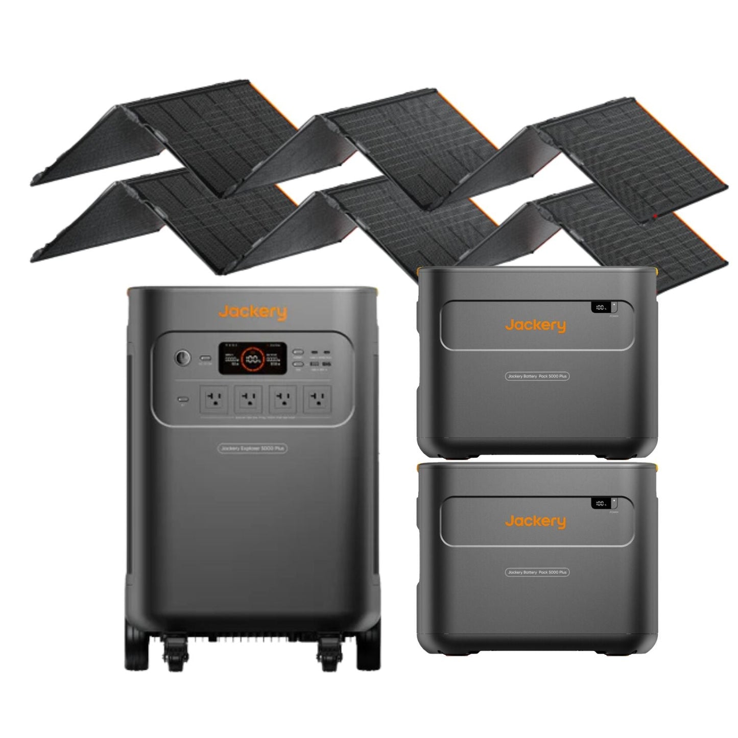 Jackery Explorer 5000 Plus Whole-Home Backup | 5040Wh | 7200W | 4000W Solar Input