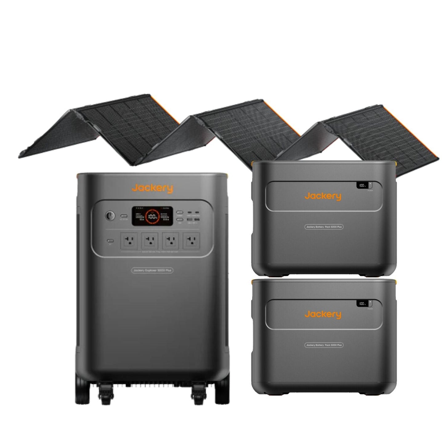 Jackery Explorer 5000 Plus Whole-Home Backup | 5040Wh | 7200W | 4000W Solar Input