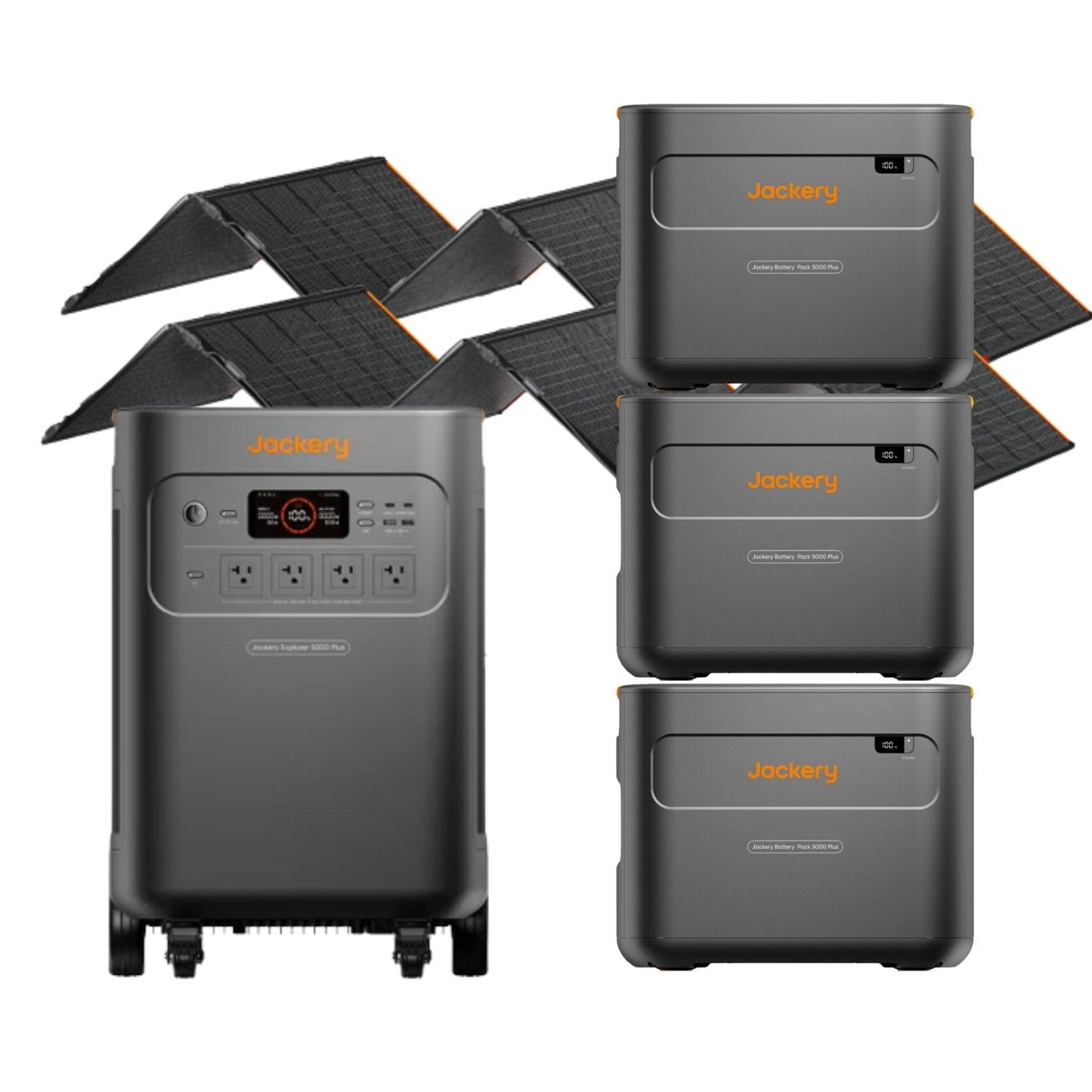 Jackery Explorer 5000 Plus Whole-Home Backup | 5040Wh | 7200W | 4000W Solar Input