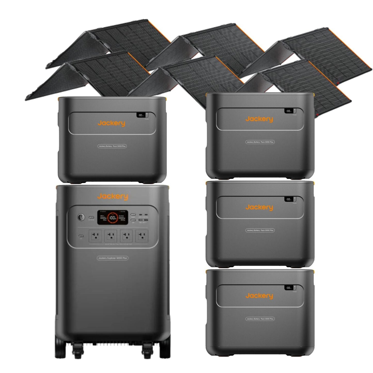 Jackery Explorer 5000 Plus Whole-Home Backup | 5040Wh | 7200W | 4000W Solar Input