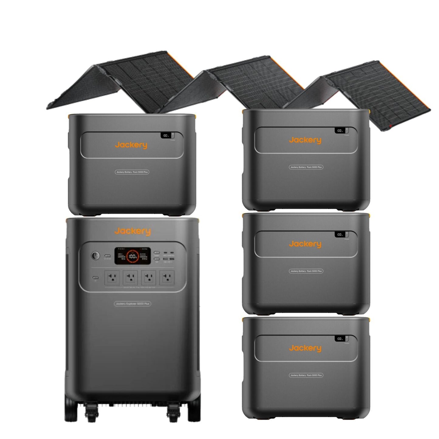 Jackery Explorer 5000 Plus Whole-Home Backup | 5040Wh | 7200W | 4000W Solar Input