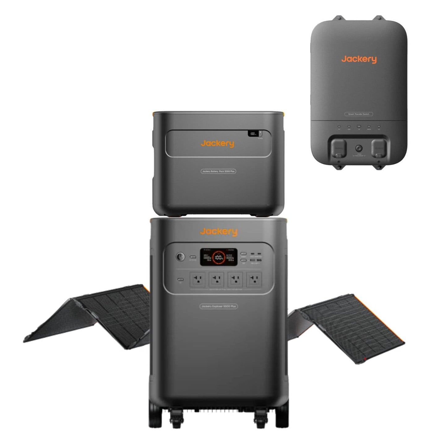 Jackery Explorer 5000 Plus Whole-Home Backup | 5040Wh | 7200W | 4000W Solar Input