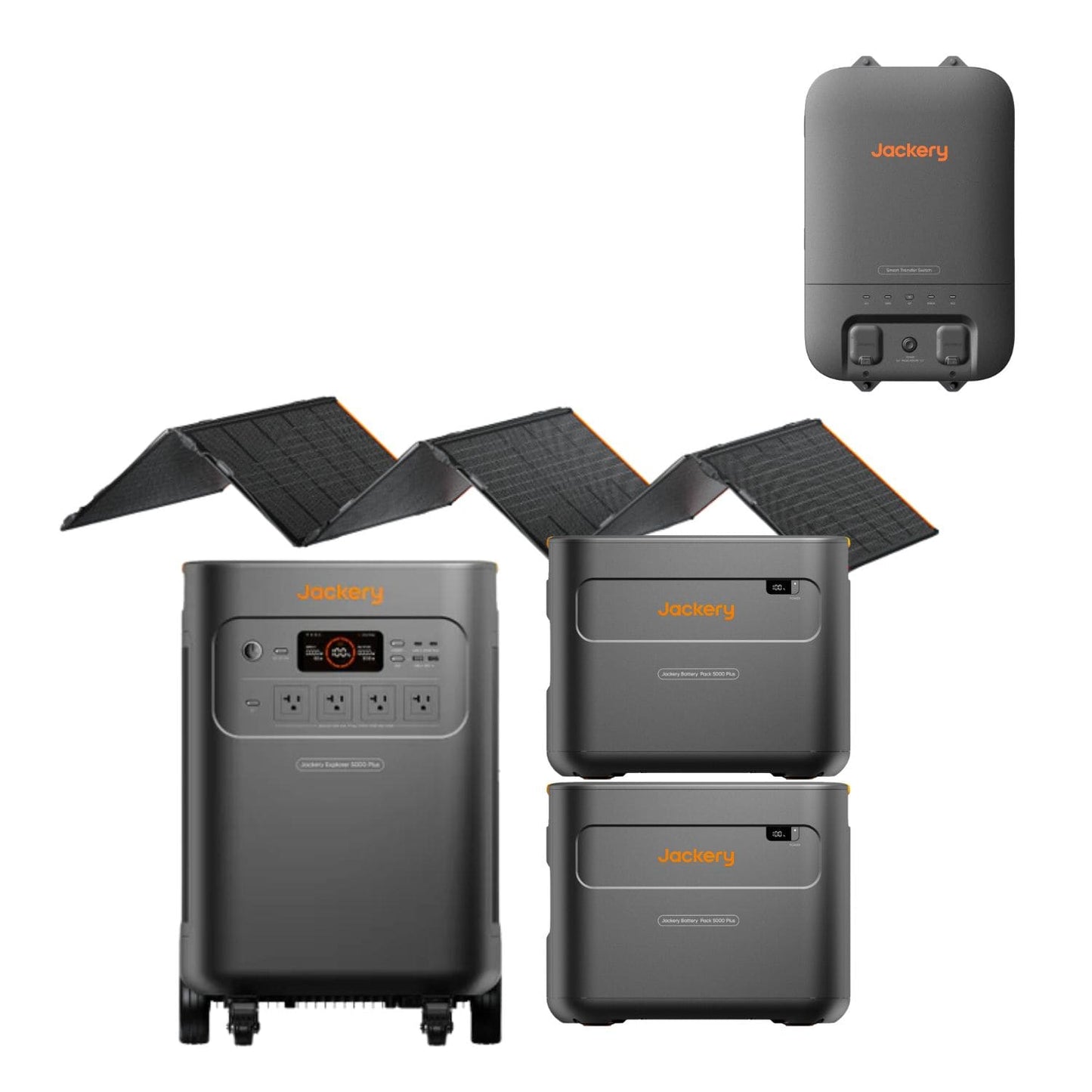 Jackery Explorer 5000 Plus Whole-Home Backup | 5040Wh | 7200W | 4000W Solar Input