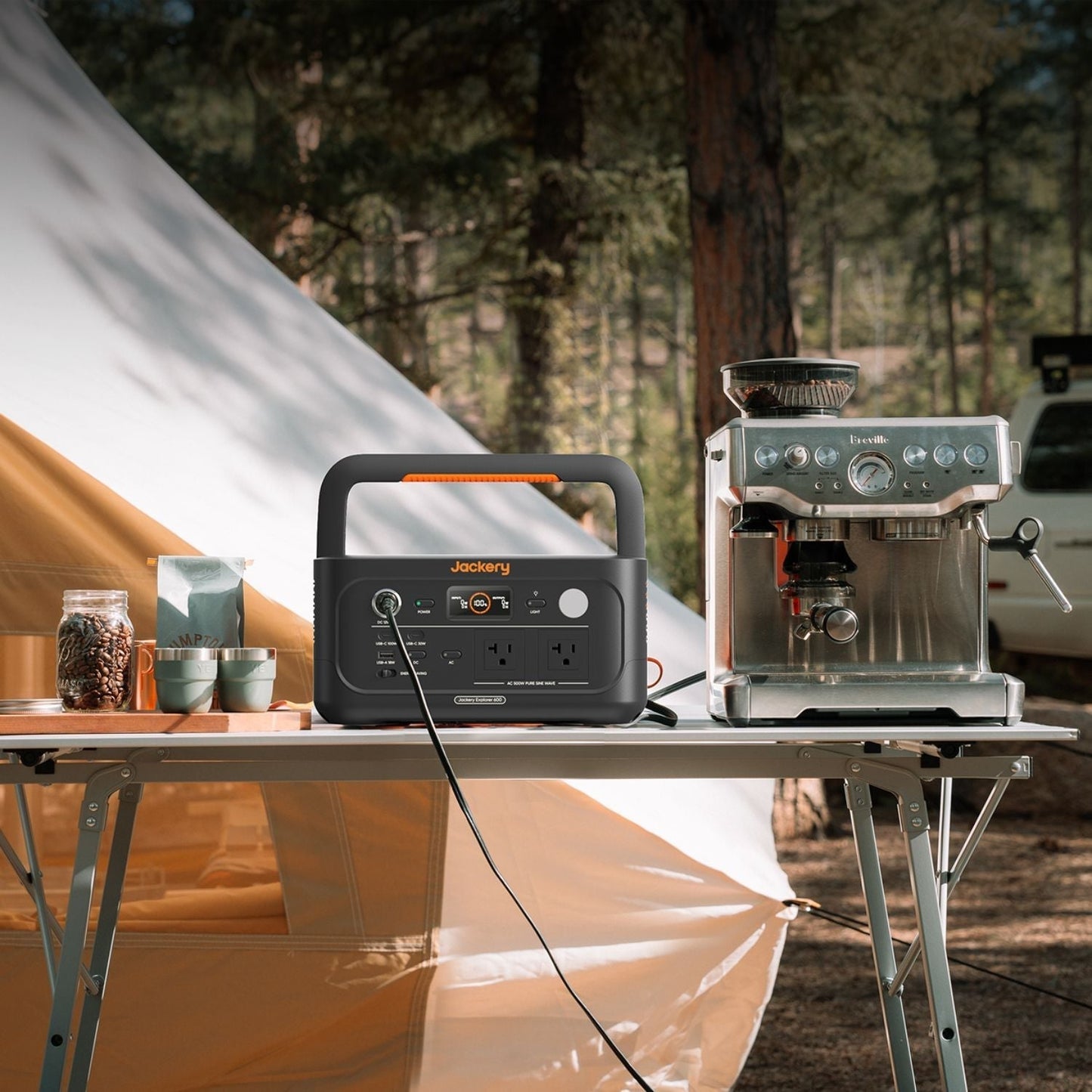 Jackery Explorer 600 v2 Portable Power Station | 640Wh | 500W | 200W Solar Input