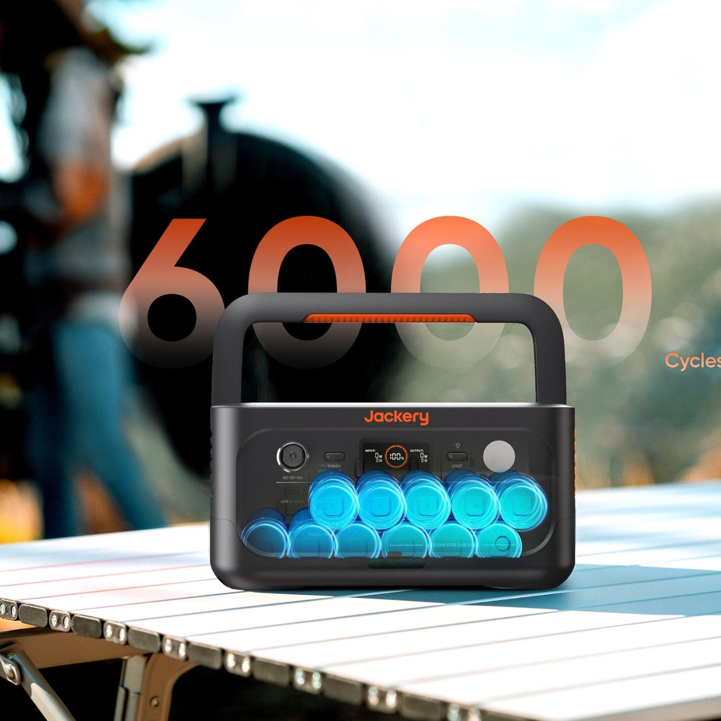 Jackery Explorer 600 v2 Portable Power Station | 640Wh | 500W | 200W Solar Input