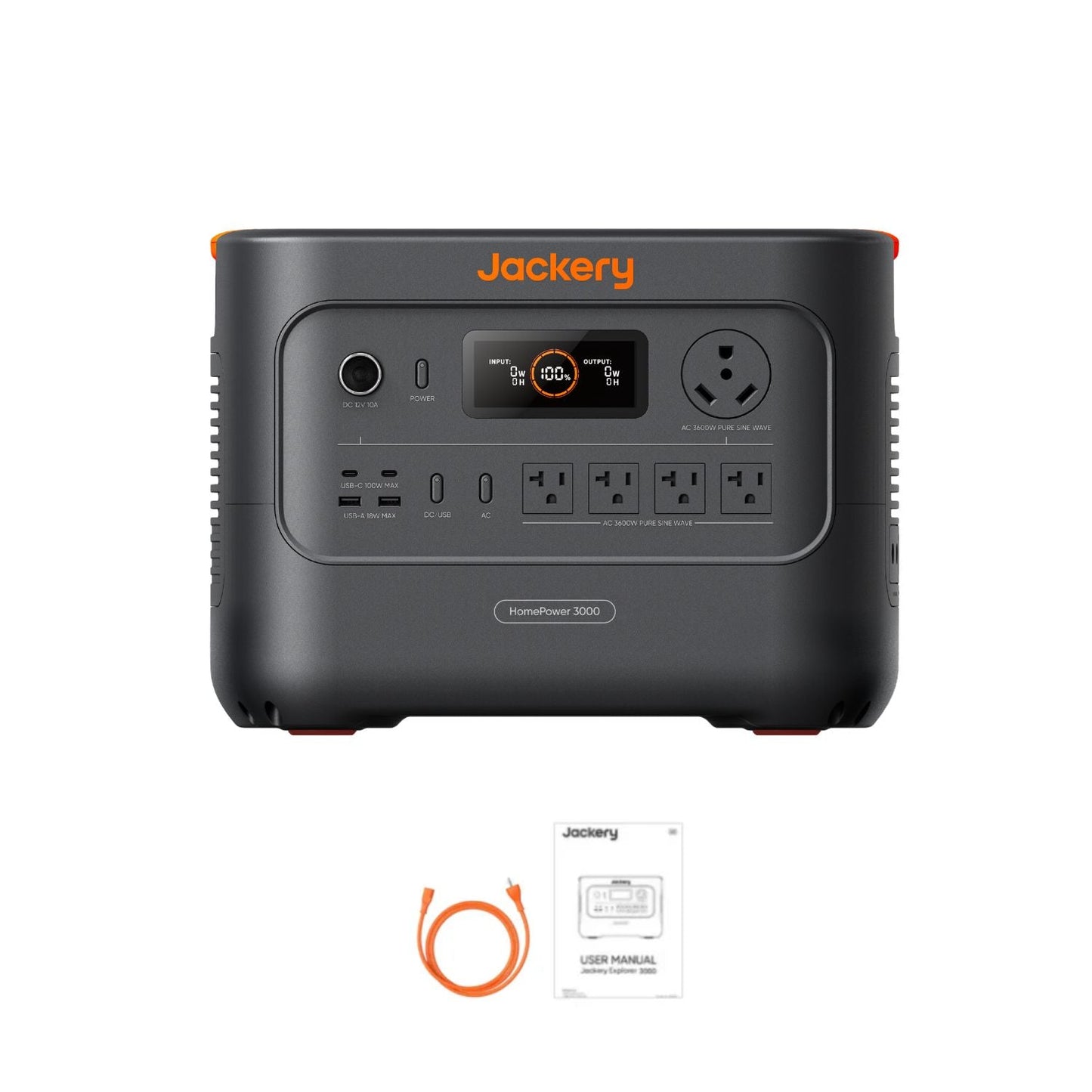 Jackery HomePower 3000 Portable Power Station | 3072Wh | 3600W | 1000W Solar Input