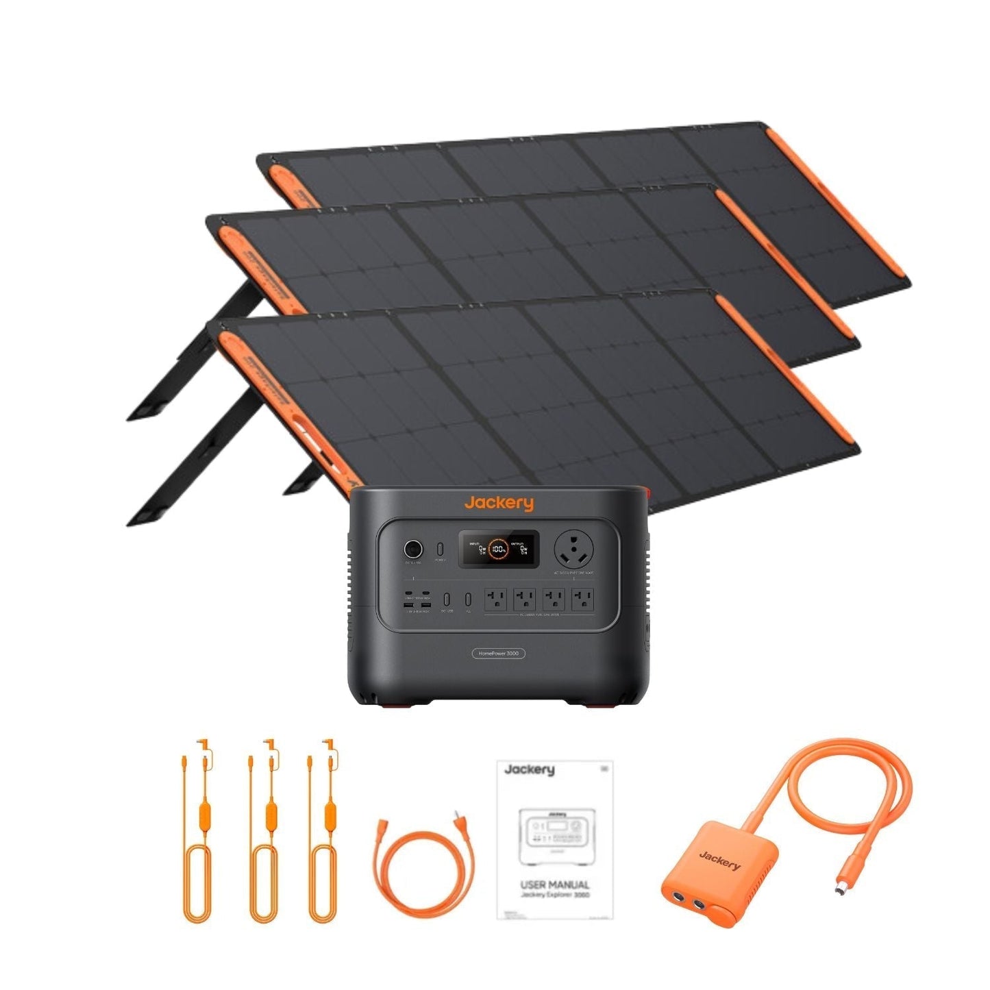 Jackery HomePower 3000 Portable Power Station | 3072Wh | 3600W | 1000W Solar Input