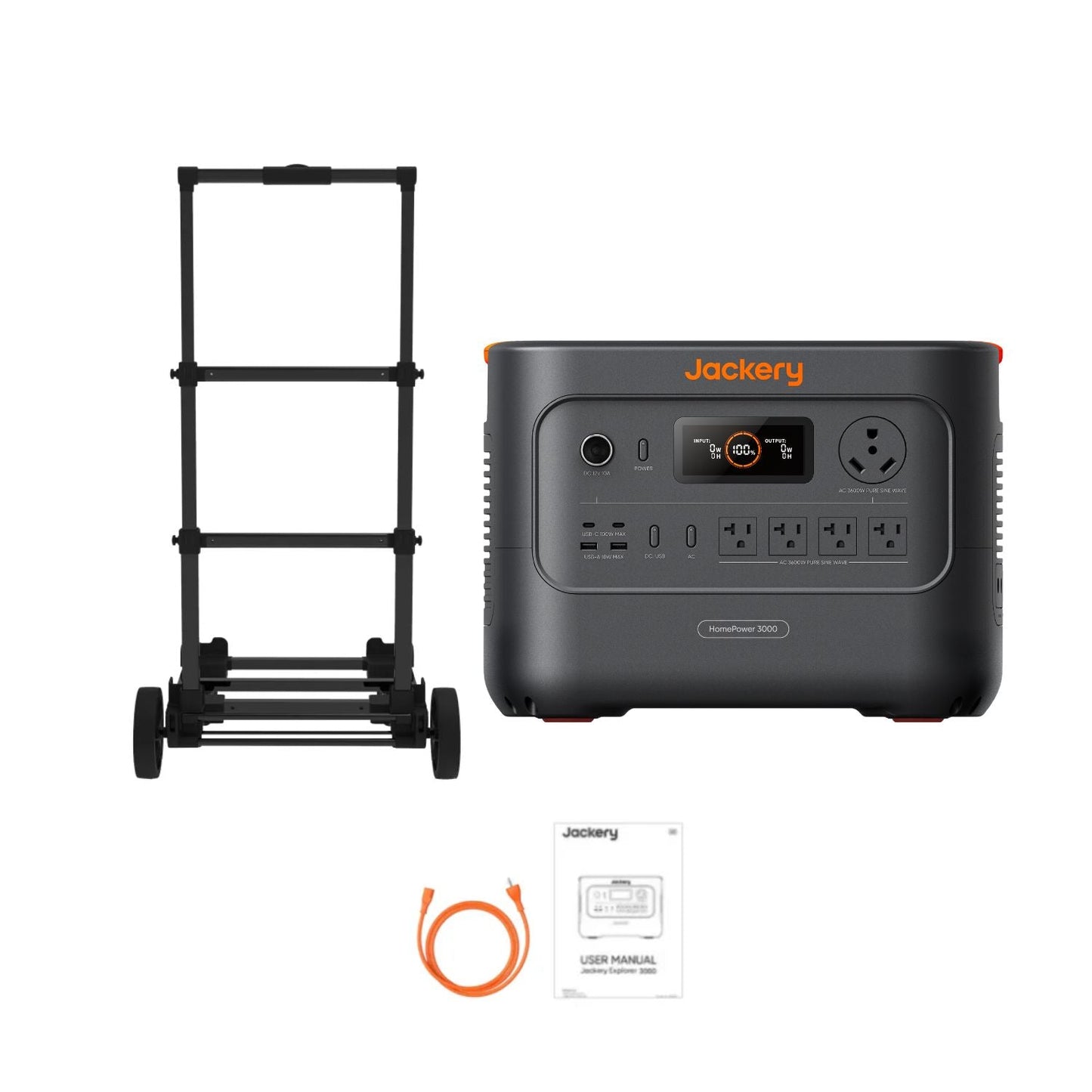 Jackery HomePower 3000 Portable Power Station | 3072Wh | 3600W | 1000W Solar Input