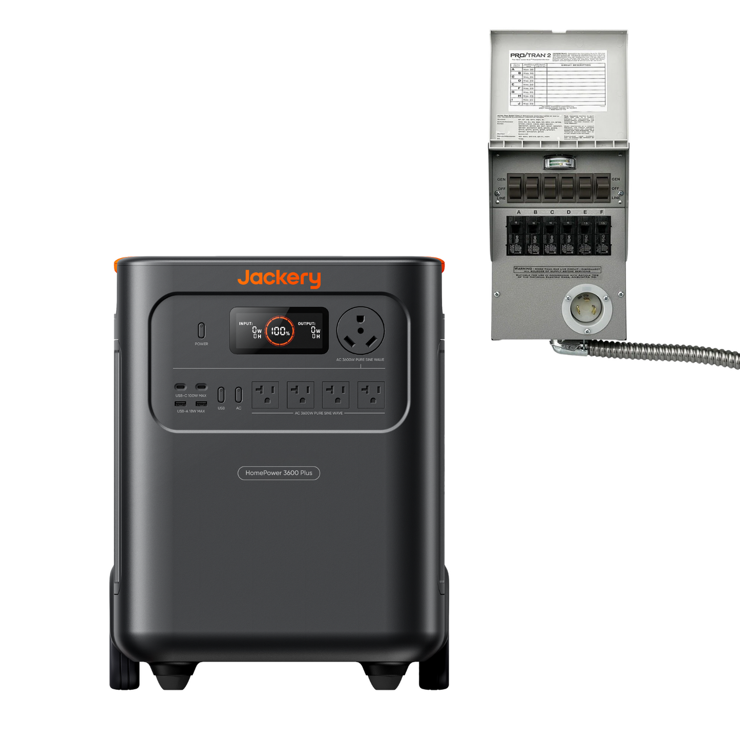 Jackery HomePower 3600 Plus Portable Power Station | 3584Wh | 3600W | 1000W Solar Input