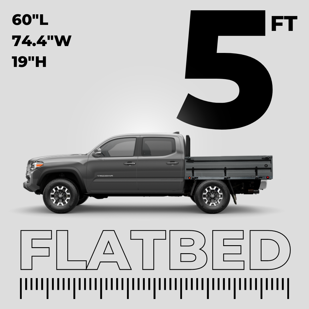 Mid-Size Regular Flatbed Truck Body - with Short Headache Rack