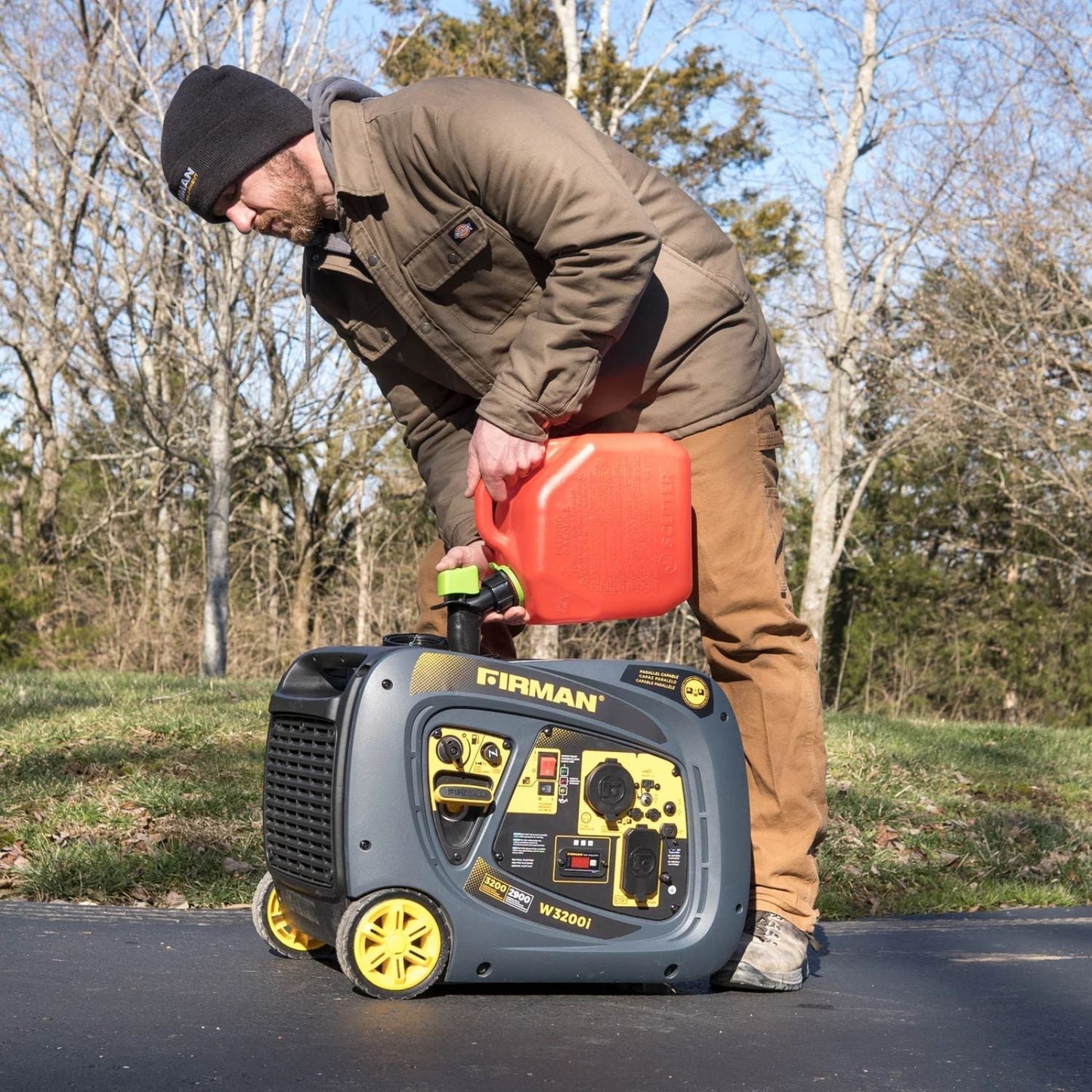 Firman W02981 Gasoline 2900W/3200W Inverter Portable Generator | Recoil Start