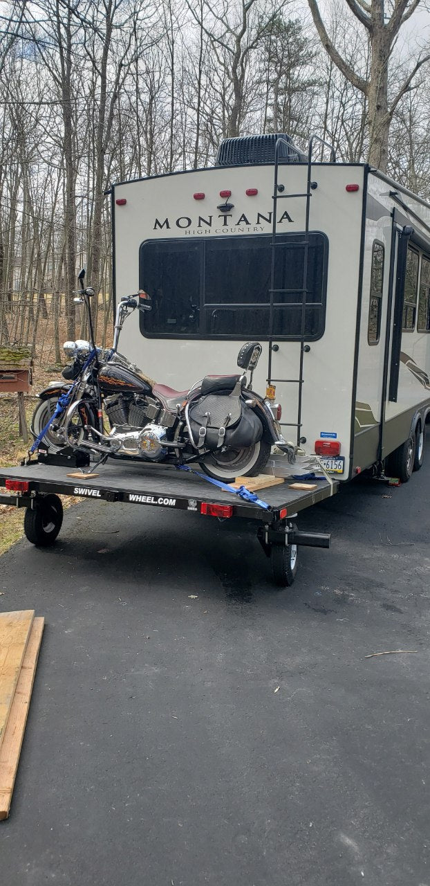Swivelwheel-DW58  Golf Cart - Motorcycle Carrier / Hauler