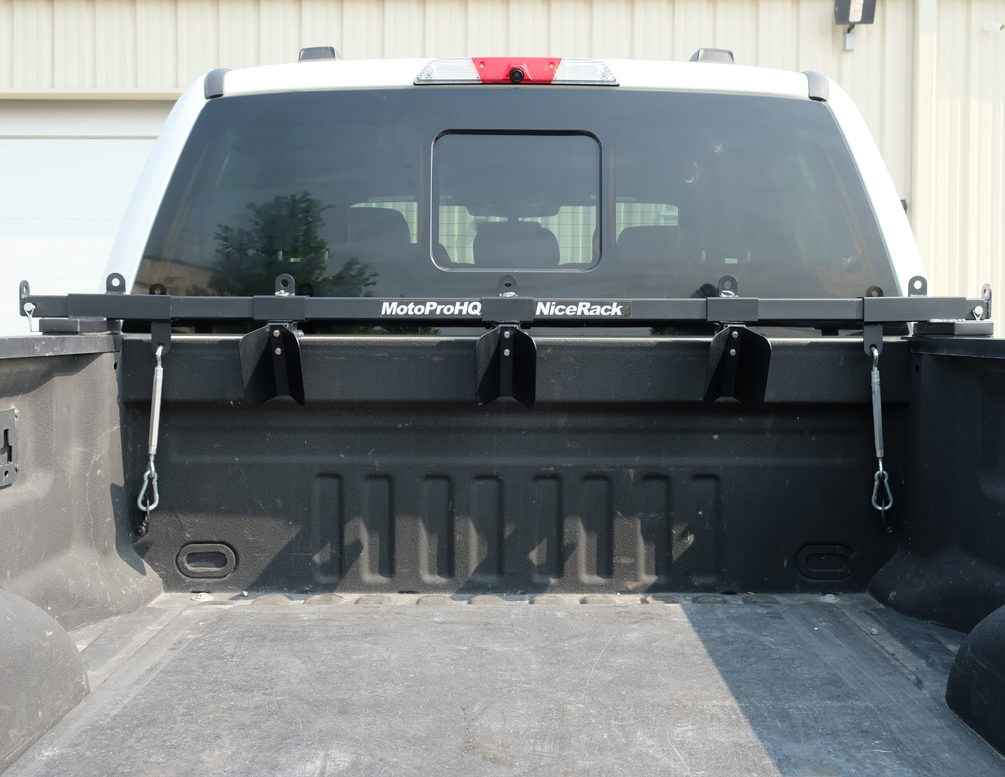 NiceRack Motorcycle Truck Rack | Clamp System