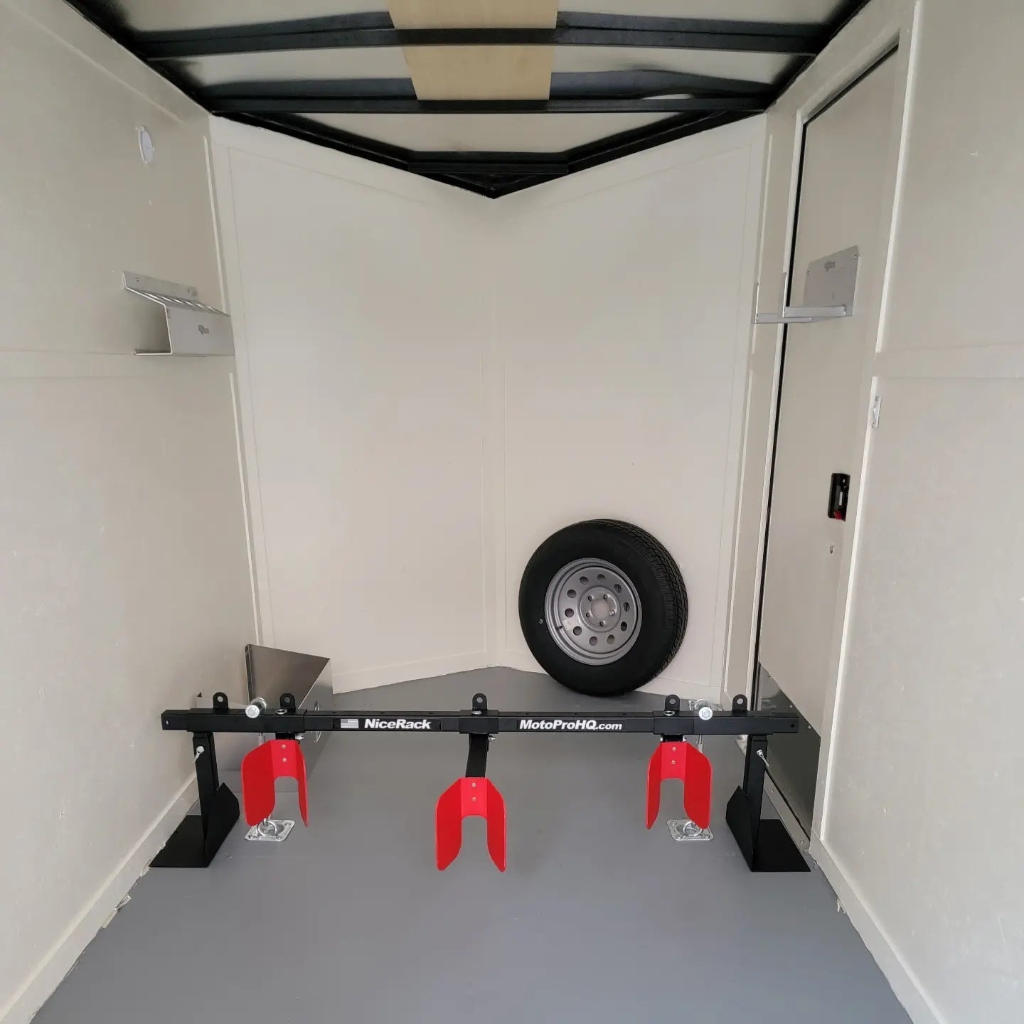 NiceRack Motorcycle Carrier | Pedestal Systems for toy haulers & trailers