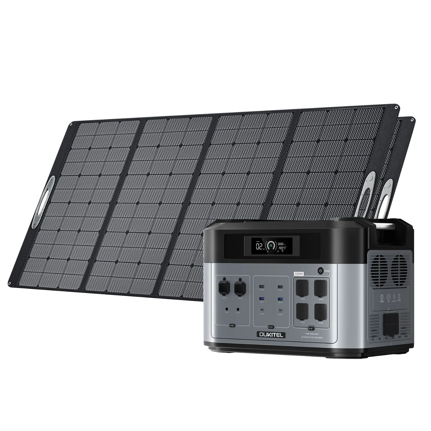 OUKITEL BP2000 Portable Power Station | 2048Wh | 2200W | 1000W Solar Input