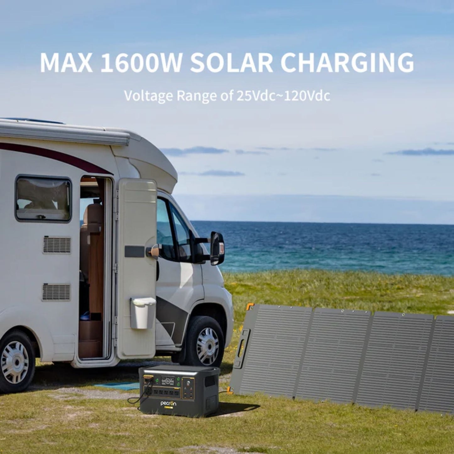 Pecron F3000LFP Portable Power Station | 3072Wh | 3600W | 1600W Solar Input
