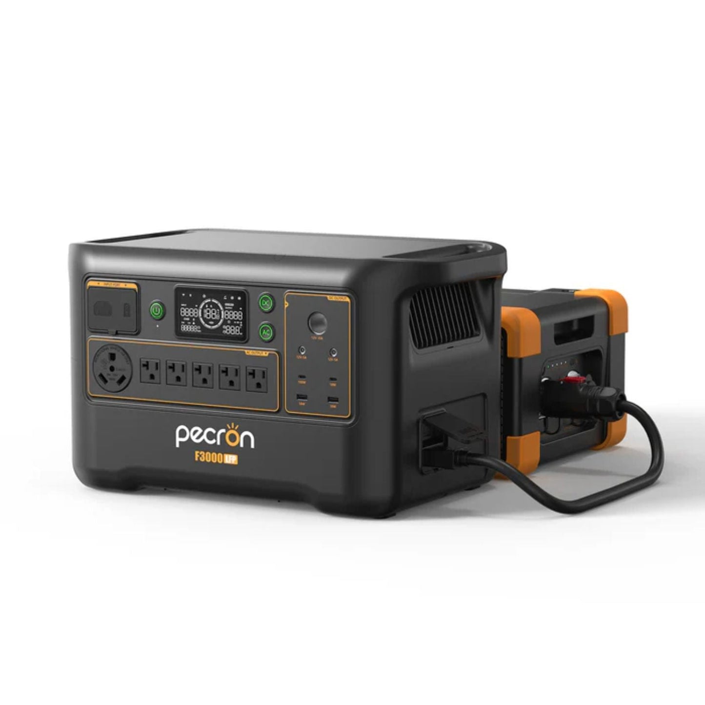 Pecron F3000LFP Portable Power Station | 3072Wh | 3600W | 1600W Solar Input
