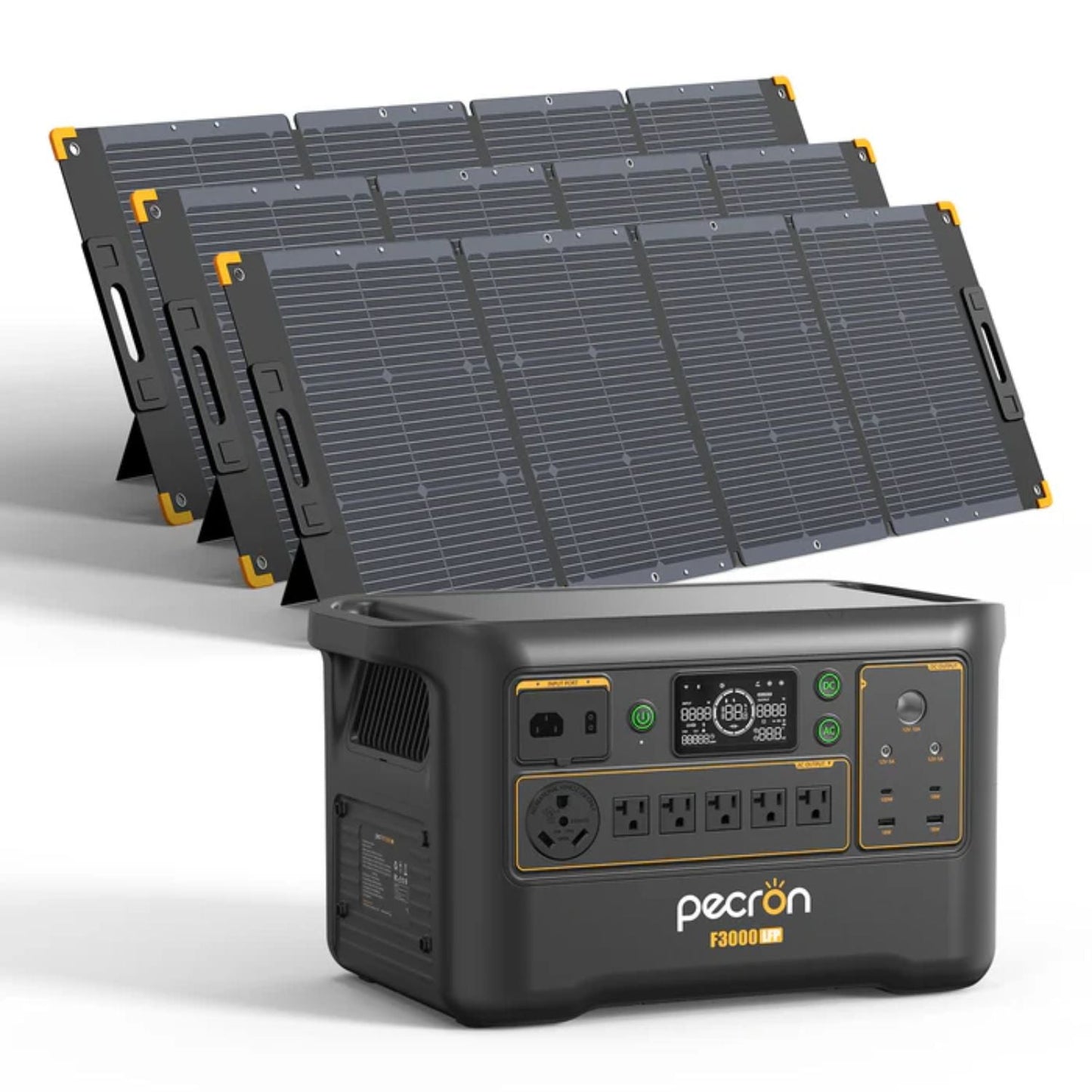 Pecron F3000LFP Portable Power Station | 3072Wh | 3600W | 1600W Solar Input