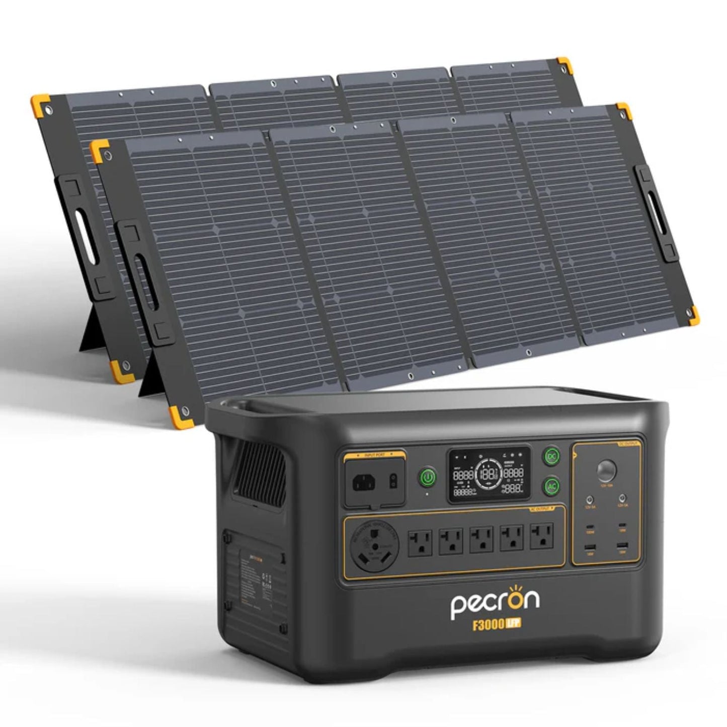 Pecron F3000LFP Portable Power Station | 3072Wh | 3600W | 1600W Solar Input