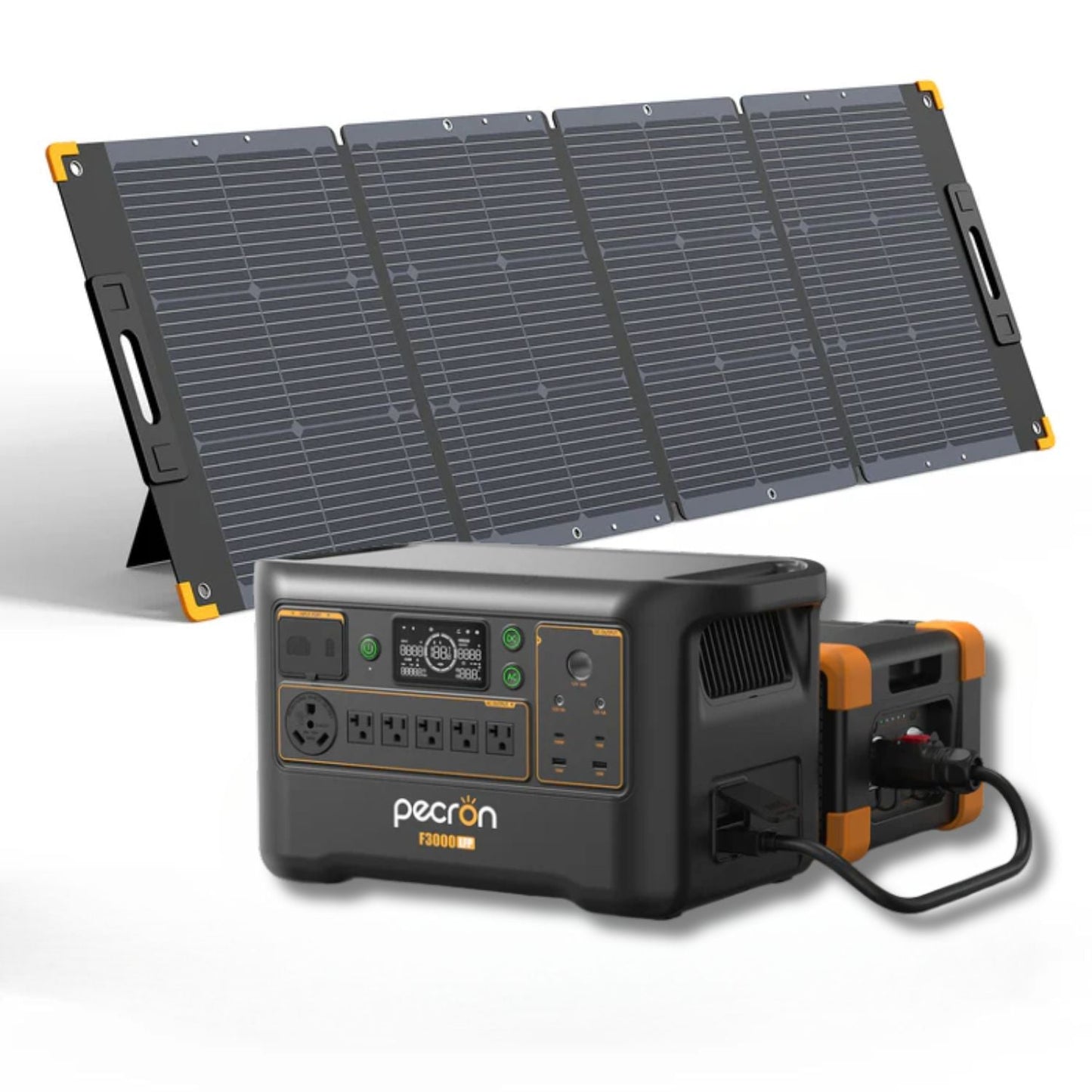 Pecron F3000LFP Portable Power Station | 3072Wh | 3600W | 1600W Solar Input