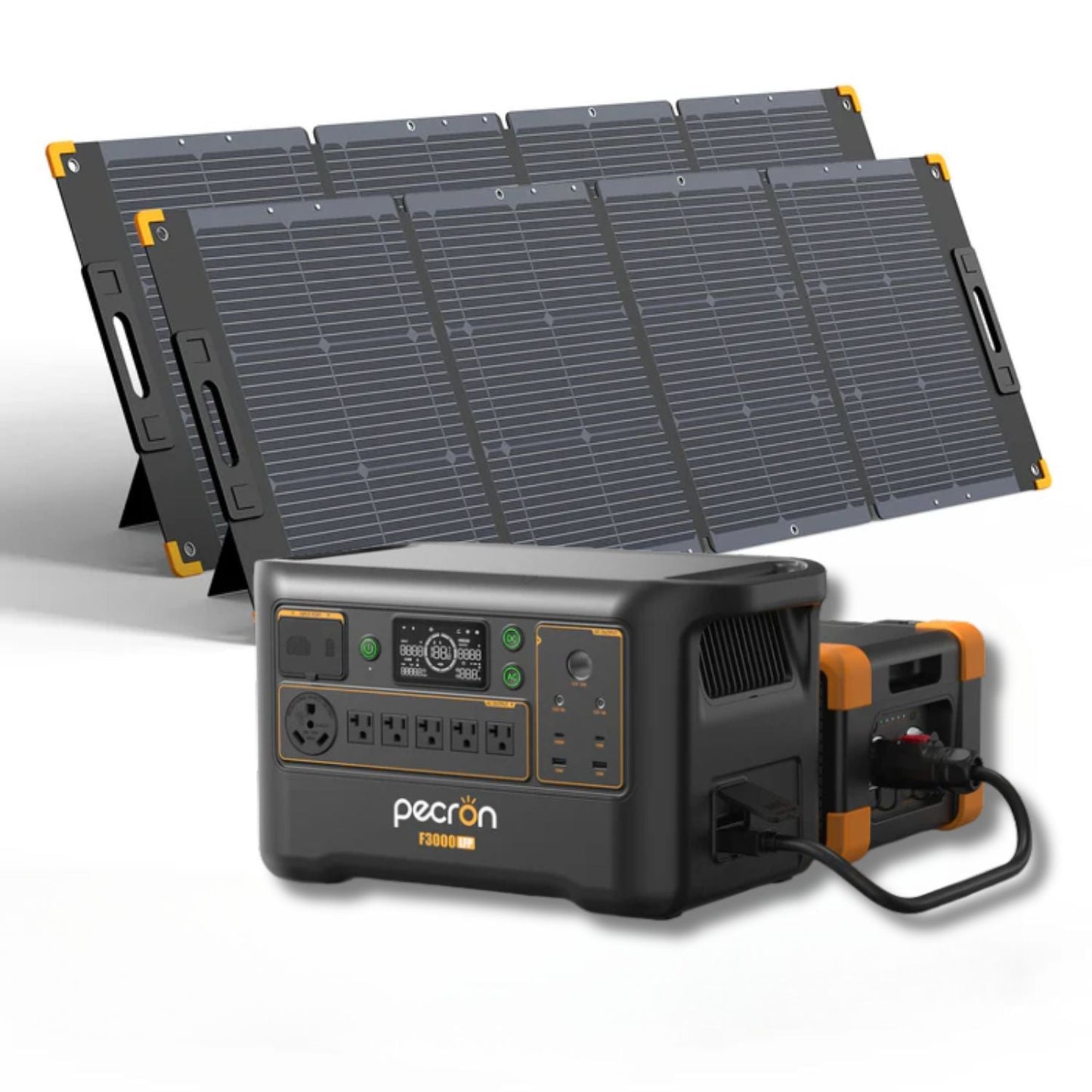 Pecron F3000LFP Portable Power Station | 3072Wh | 3600W | 1600W Solar Input