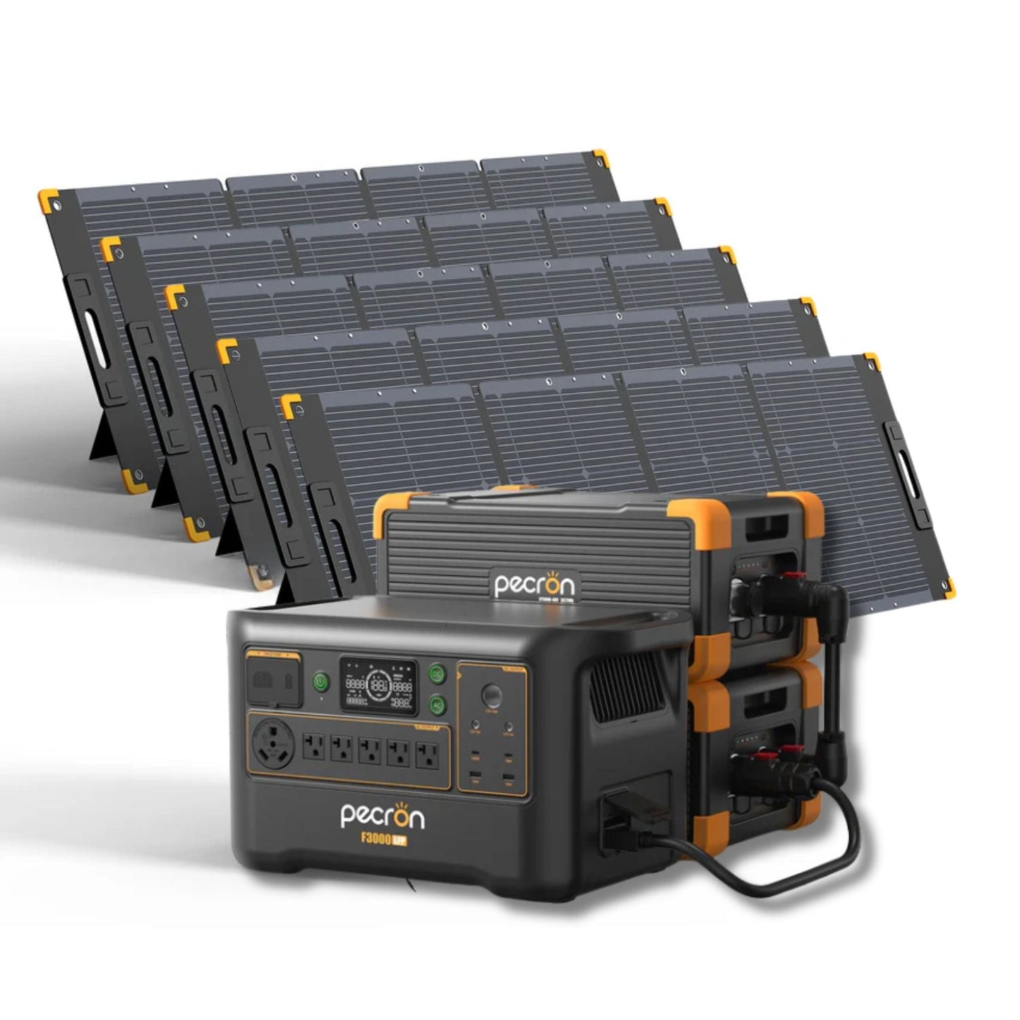 Pecron F3000LFP Portable Power Station | 3072Wh | 3600W | 1600W Solar Input