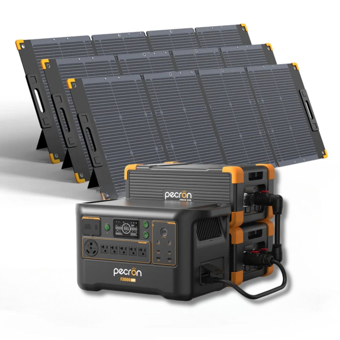 Pecron F3000LFP Portable Power Station | 3072Wh | 3600W | 1600W Solar Input