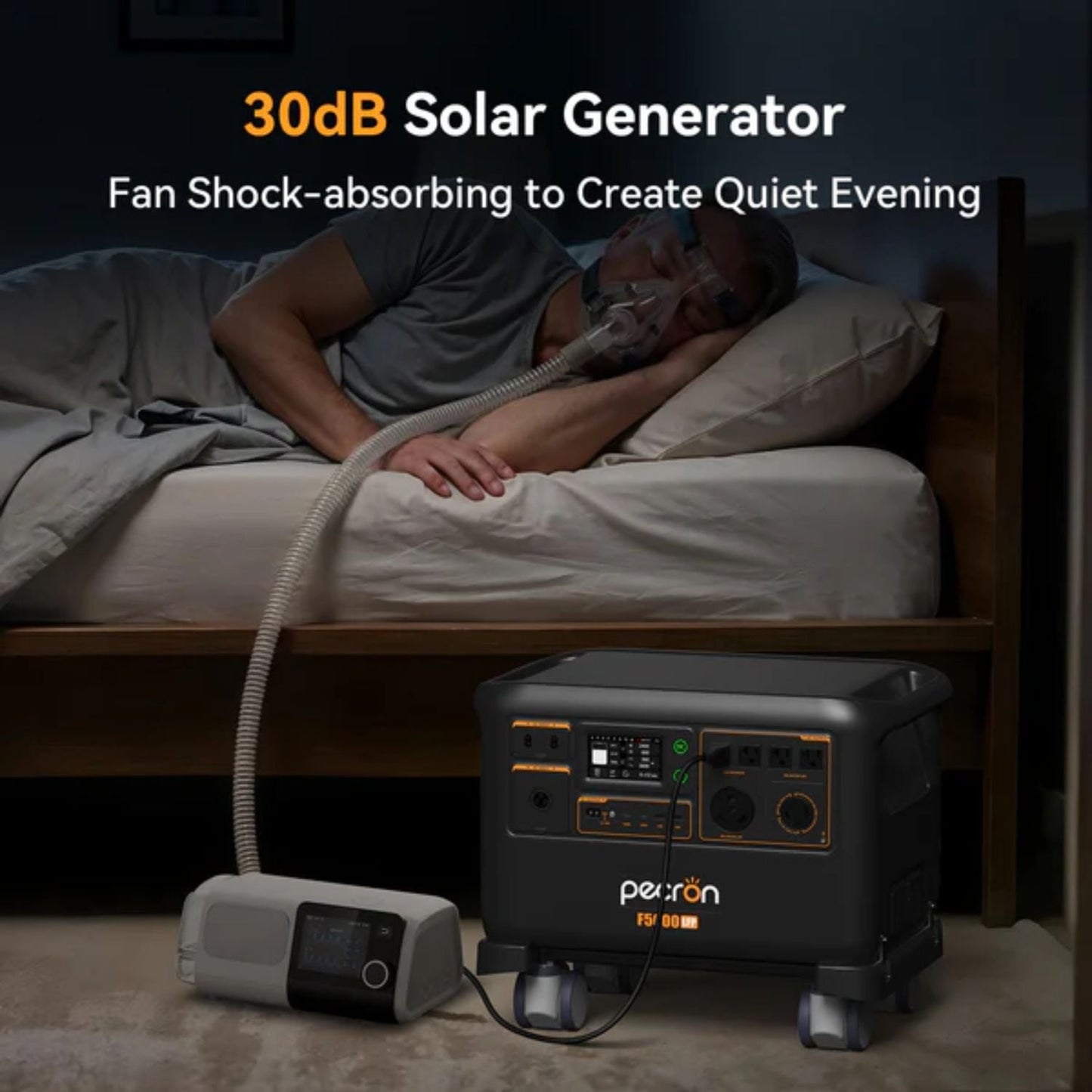 Pecron F5000LFP Portable Power Station | 5120Wh | 7200W | 6400W Solar Input