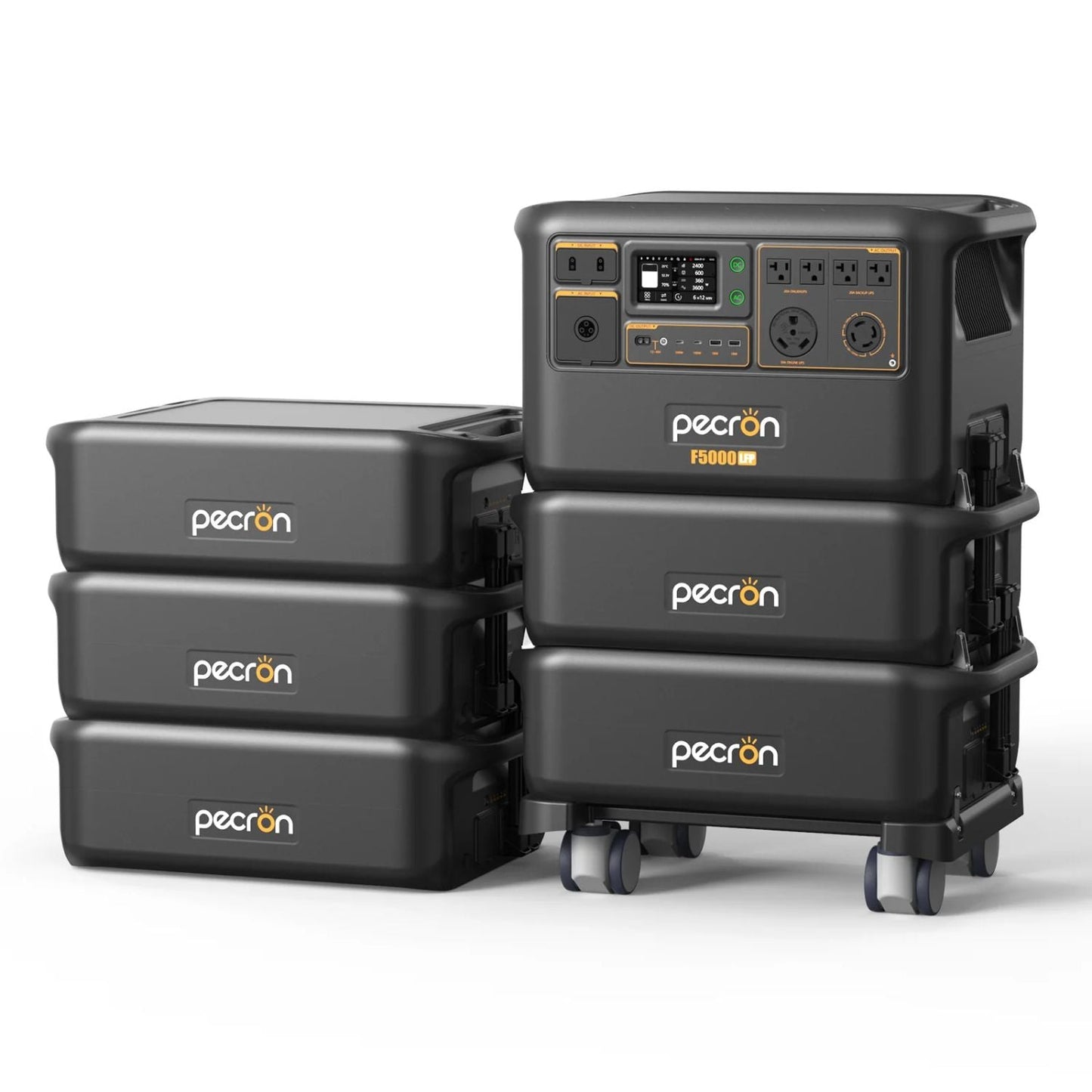 Pecron F5000LFP Portable Power Station | 5120Wh | 7200W | 6400W Solar Input