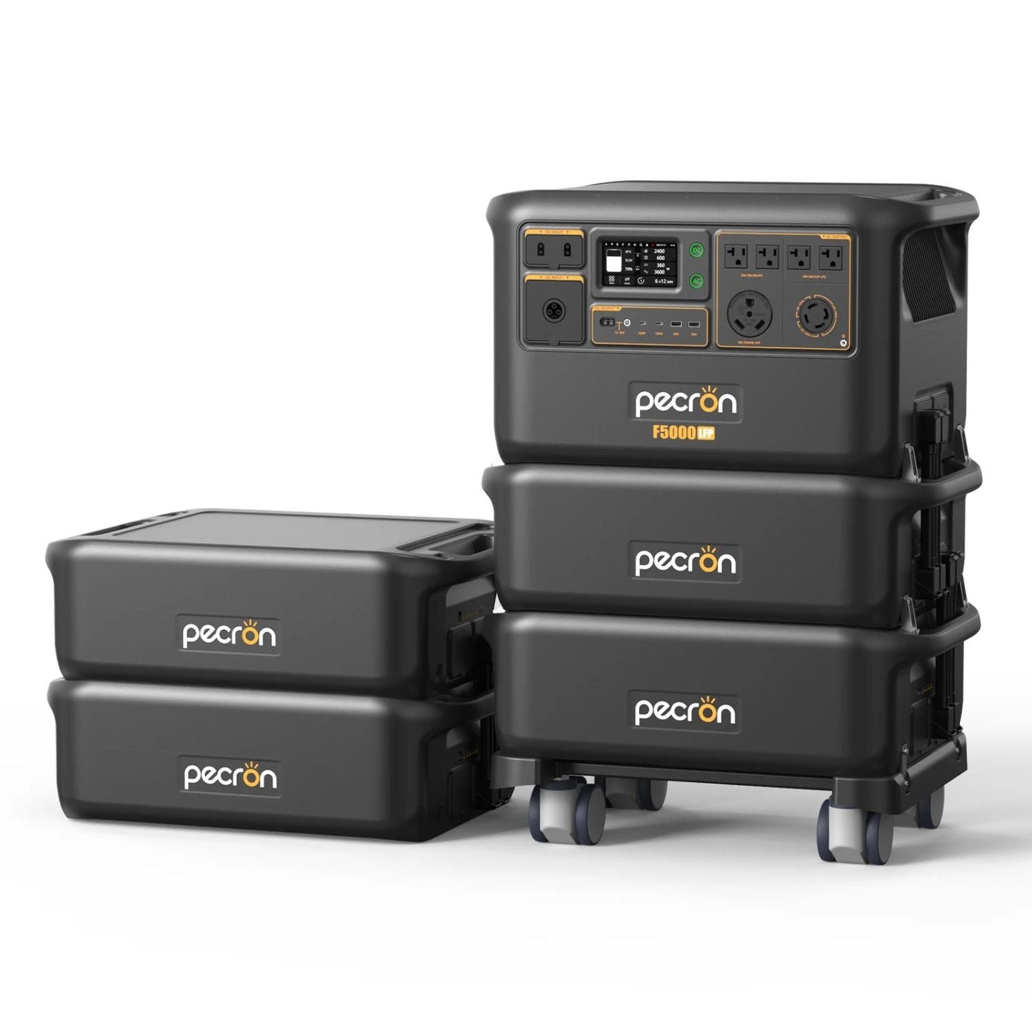 Pecron F5000LFP Portable Power Station | 5120Wh | 7200W | 6400W Solar Input