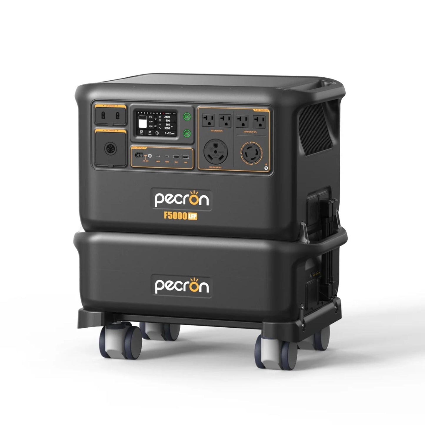 Pecron F5000LFP Portable Power Station | 5120Wh | 7200W | 6400W Solar Input