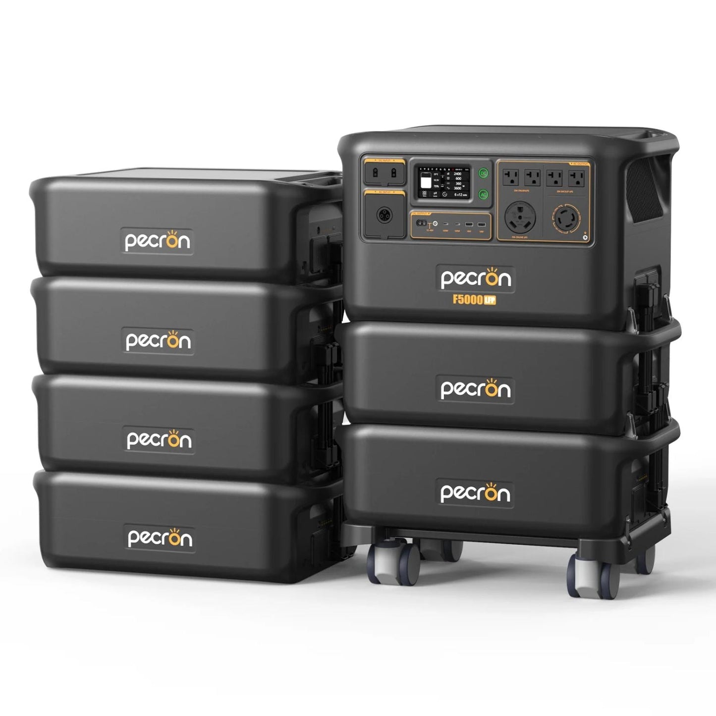 Pecron F5000LFP Portable Power Station | 5120Wh | 7200W | 6400W Solar Input