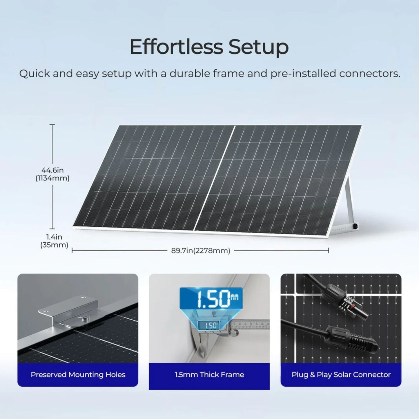 Renogy Bifacial 590W N-Type Monocrystalline Solar Panel