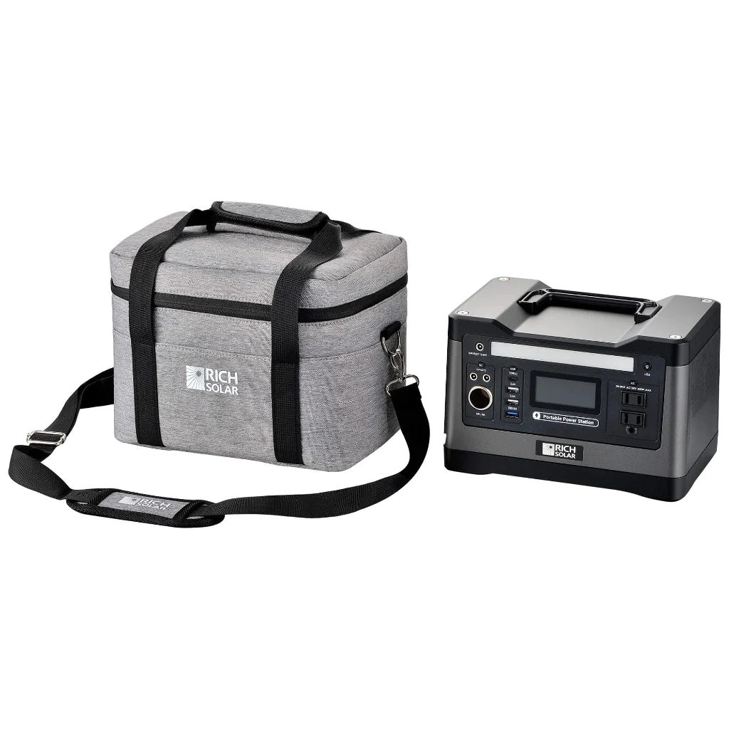 Rich Solar X500 Lithium Portable Power Station | 540Wh | 1000W | 200W Solar Input