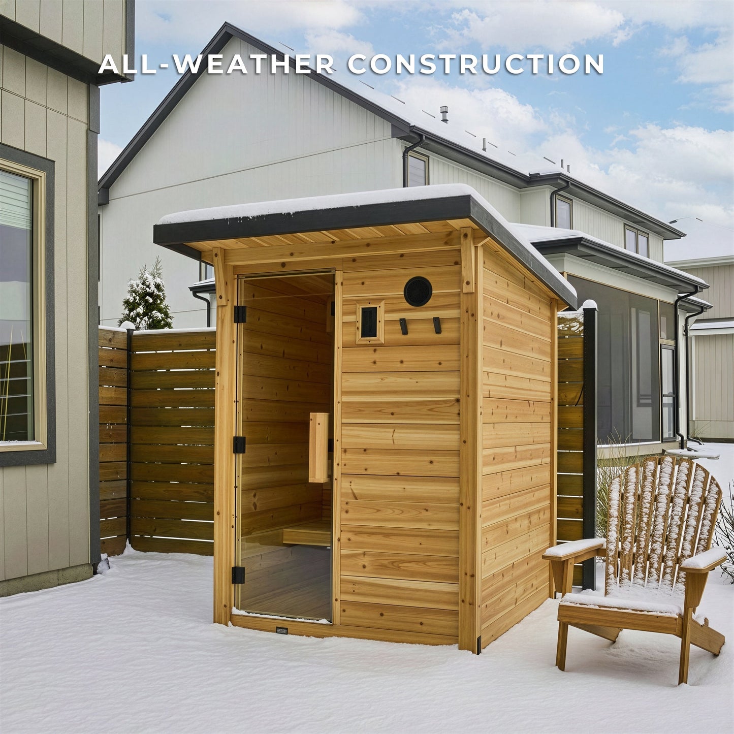 Henley Outdoor Cabin Sauna – 2-4 Person
