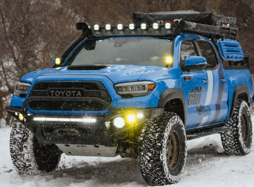 CBI Overland Bolt-On Rock Sliders for Toyota Tacoma