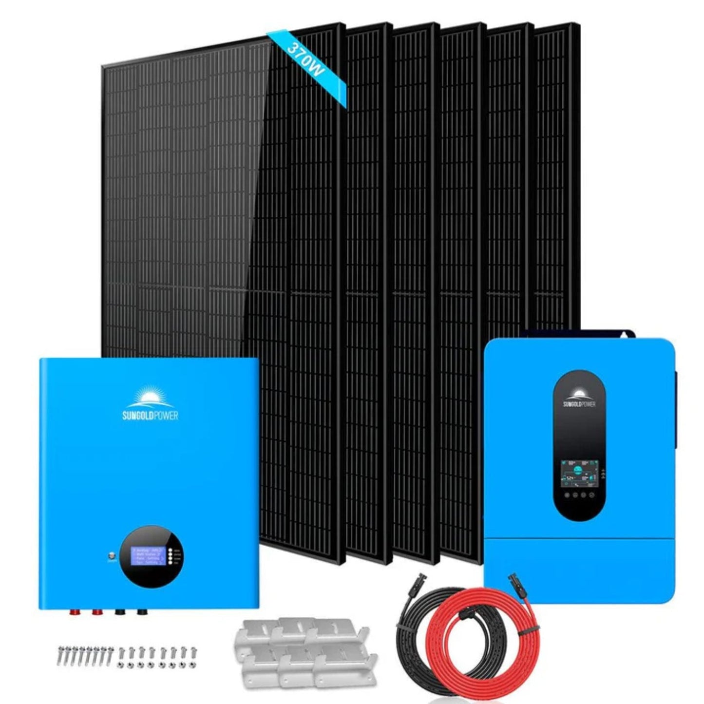 SunGold Power 6.5kW 48VDC Off-Grid Solar Kit | 2220W Solar