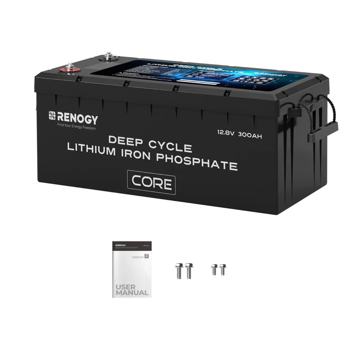 Renogy CORE Series 12V 300Ah LiFePO4 Battery w/Low-Temperature Protection