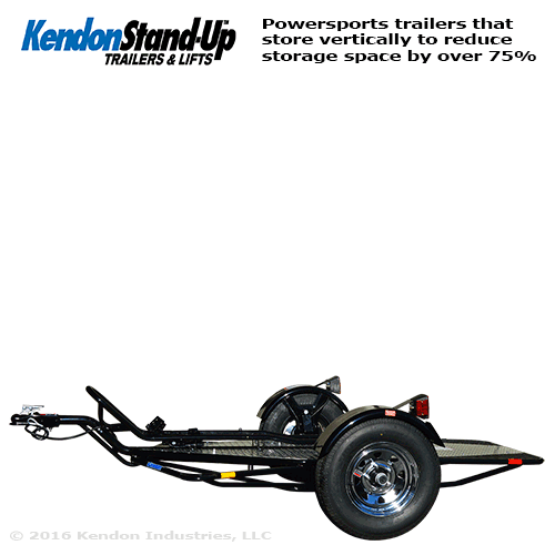 Factory Blemish Model [BLUE or BLACK] Stand-Up™ Utility Trailer Folding Multi-Purpose SXS Utility Trailer