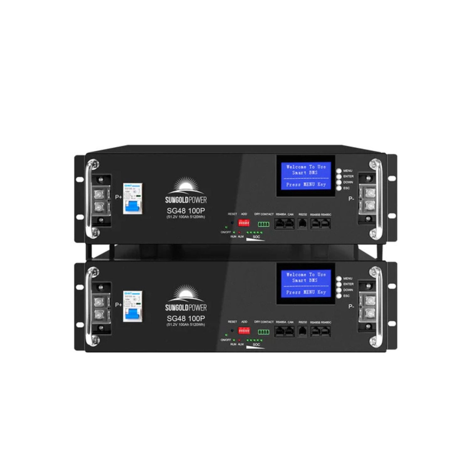 SunGold Power 51.2V 100AH Server Rack Lifepo4 Lithium Battery