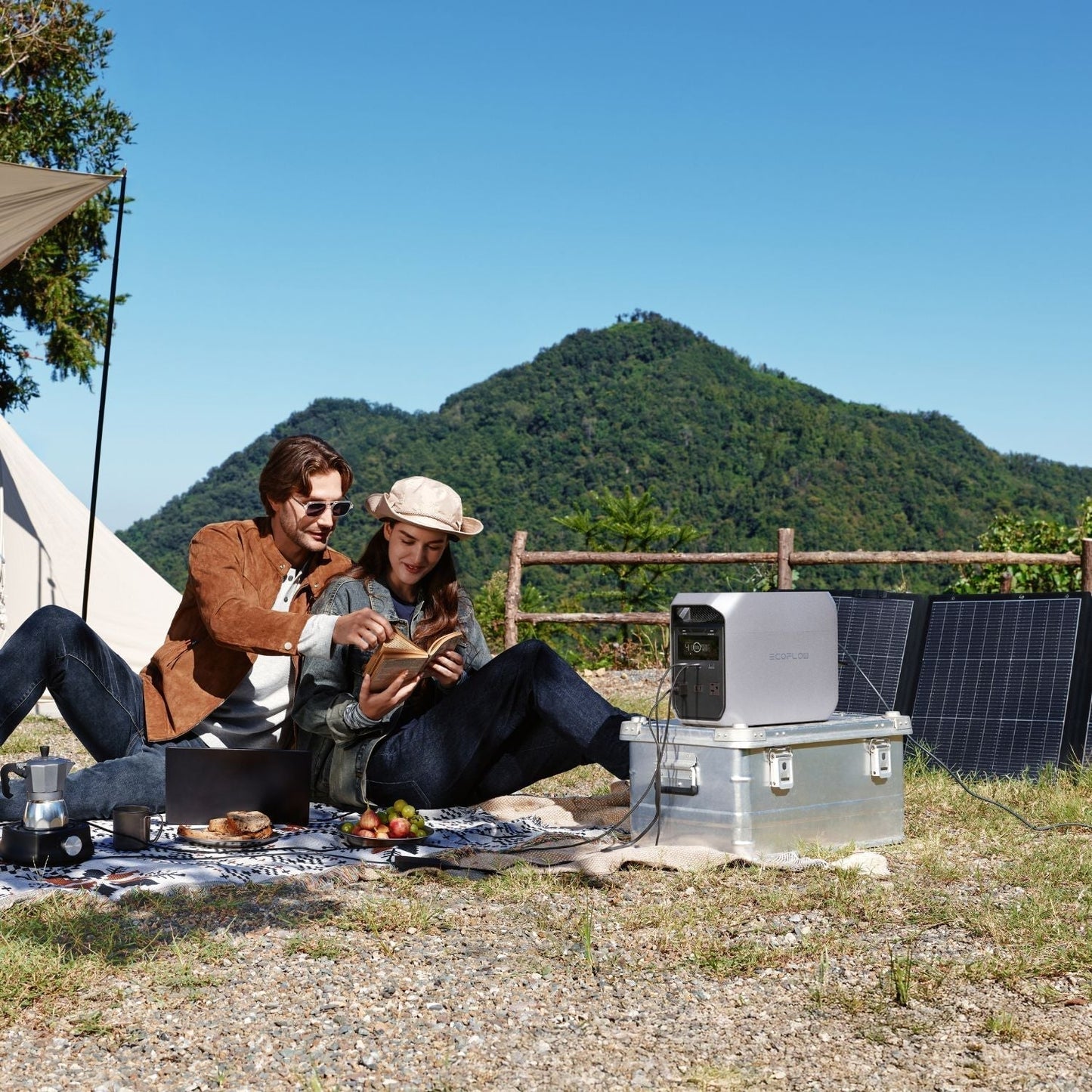 EcoFlow DELTA 3 Classic Portable Power Station | 1024Wh | 1400W | 500W Solar Input