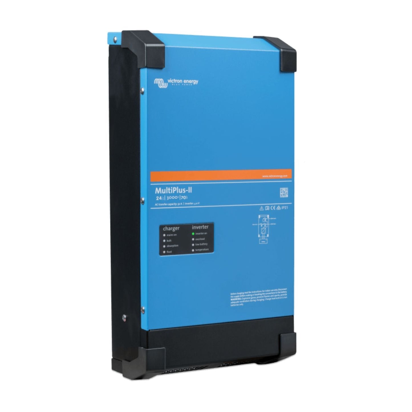 Victron 24V MultiPlus-II 120V 3k Inverter | 70A Battery Charger | UL 458