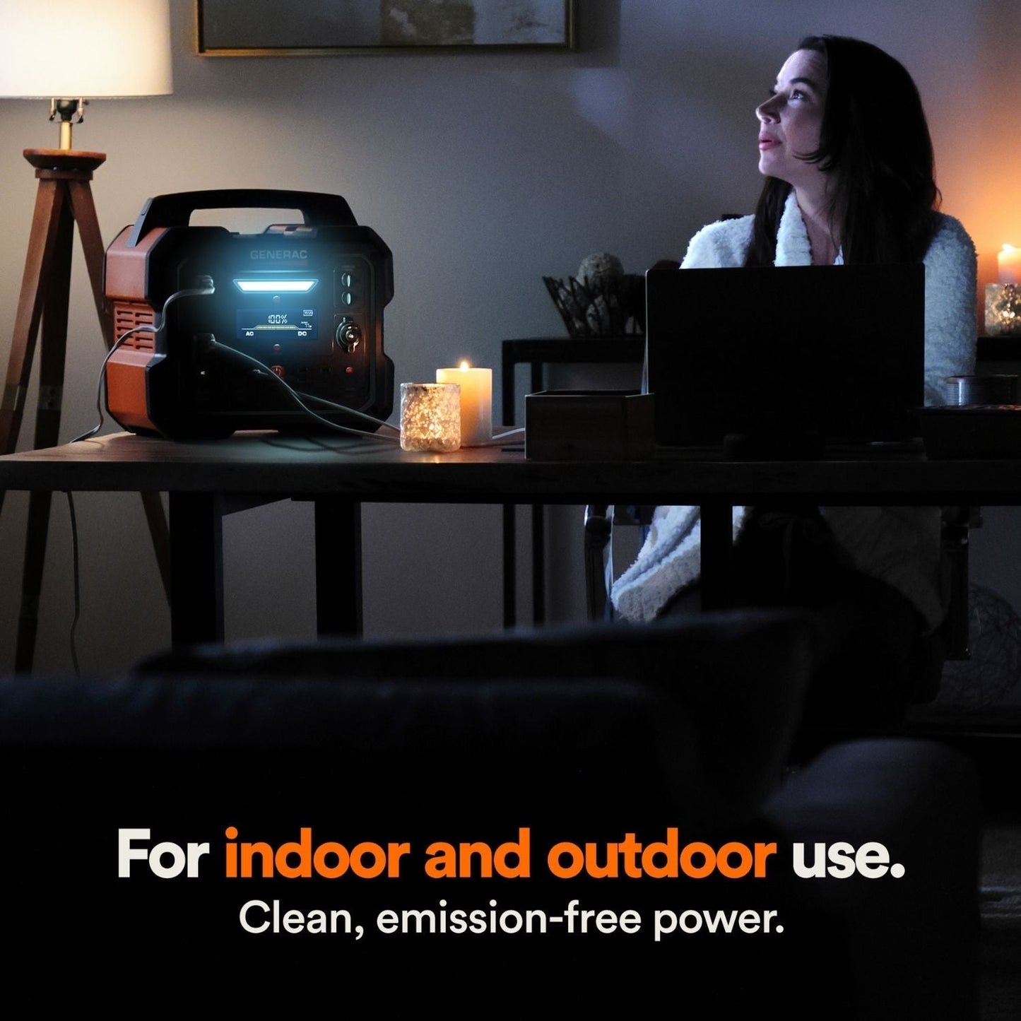 Generac GB2000 Portable Power Station | 2106Wh | 1600W | 468W Solar Input